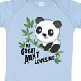 thumbnail image 4 of Inktastic My Great Aunt Loves Me Cute Panda Boys or Girls Baby Bodysuit, 4 of 5