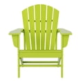 thumbnail image 3 of Chaise Adirondack Classique d'Extérieur (Ensemble de 4) en Vert Lime, 3 of 8