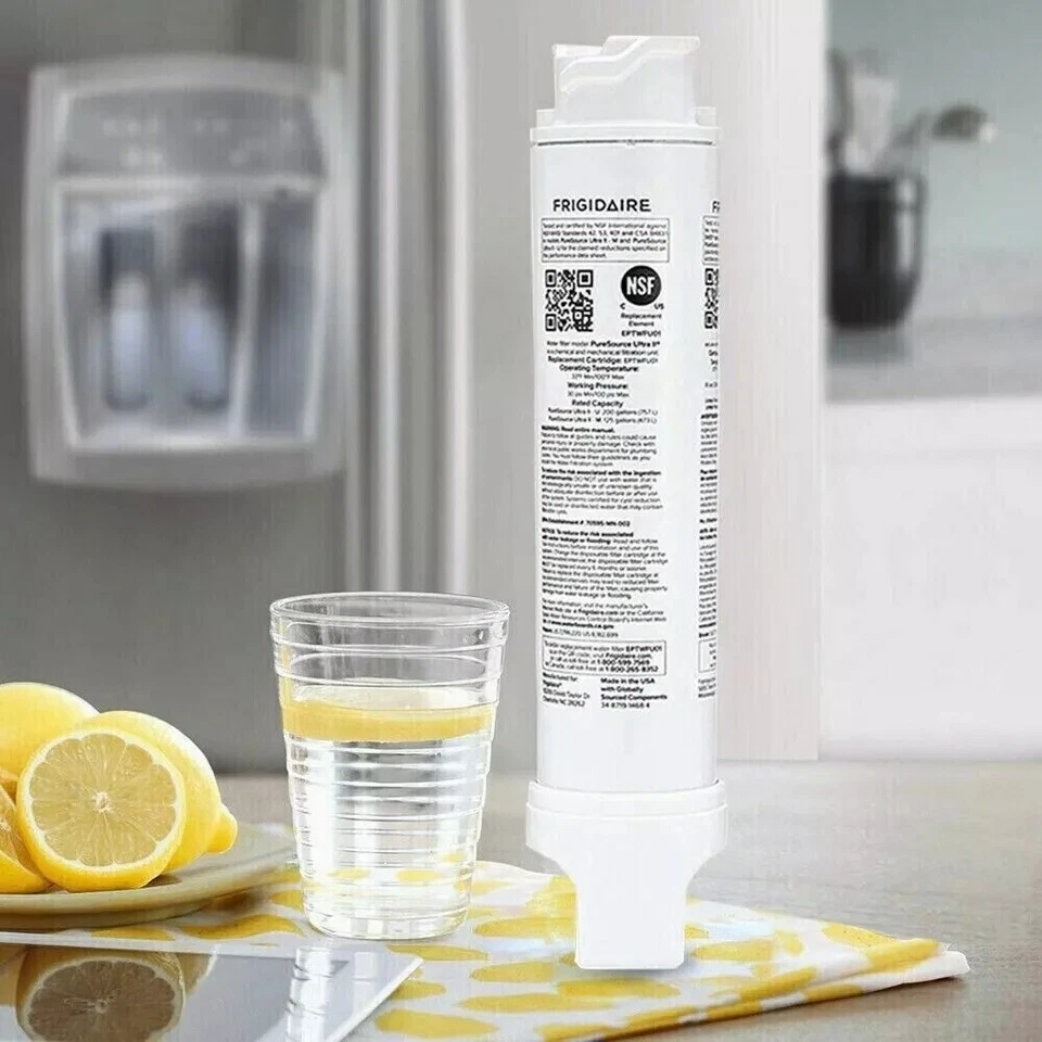 4-Pack For Frigidaire EPTWFU01 PureSource Ultra II Refrigerator Water Filter, NSF Certified