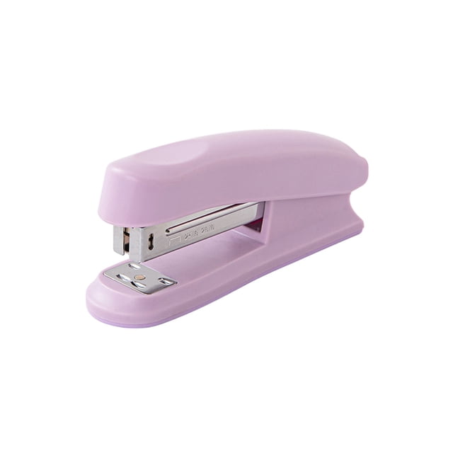 Effortless Stapler Compact And Portable Office And Student Stationery Macaron Colored Medium Sized Stapler