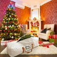 thumbnail image 6 of 43"x16"x16" Christmas Tree Storage Bag Organizer Durable Cloth Fabric, Large Waterproof Christmas Storage Bag Reinforced Carry Handles Artificial Trees Seasonal Holiday Decorations, HAODEJW, 6 of 8