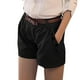 thumbnail image 2 of MKLEKYY Pantalones Cortos de Mezclilla para Mujer, Moda Femenina, Estilo Inglés Liso, Cintura Media, Informales, de Verano, 2 of 2