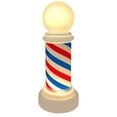 thumbnail image 3 of Luz de poste de barbero,Señales luminosas de letrero de barbero,Equipo de barbero,Señal de barbería,Luz de barbero,Señal de barbero luminosa para, 3 of 8