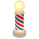 thumbnail image 3 of Luz de poste de barbero,Lámpara de barbería,Accesorios de barbería,Reutilizable delicado,Señales luminosas Luz de barbero para salón, 3 of 9