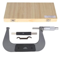 waltyotur Outside Micrometer Set, 4-5 Inch Micrometer Measuring Tool 0.0001 Inch Accuracy Precision Machinist Tool for Precision Measurement Work
