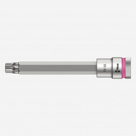 

Wera 003857 1/2 Drive Zyklop Torx Bit Socket with Holding Function T55 Long