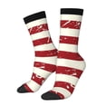 thumbnail image 1 of Balery Vintage American Flag Calcetas Largas con Estampado para Hombre y Mujer – Suaves y Transpirables, Talla Única (US 5-11), 1 of 6