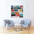 thumbnail image 2 of Number plates - 36"x36" canvas - Print on demand, 2 of 5