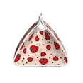 thumbnail image 3 of Lsque Red Ladybug Printed Long Tissue Box Cover Holder, Facial Paper Organizer Dispenser,Triangle with Bottom Belt, PVC Leather Decorative Organizer, 3 of 9
