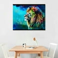 thumbnail image 2 of ARISTURING Canvas Wall Art For Living Room Large Wall Decorations For Room Home Decor Modern Bathroom Wall Decor Paintings Abstract aurora theme Lion Wall Pictures Artwork Farmhouse Canvas Art Prints, 2 of 4