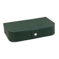 thumbnail image 2 of Caja de joyería, caja de regalo de recuerdo, organizador portátil para mujeres, soporte de joyería de escritorio Verde, 2 of 9