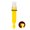 Yellow, variant on BIMZUC White LED Beacon Lamp Intelligent Light Control IP65 Waterproof High Visibility Marine Ship Signaling Marker Safety Emergency Light Pack of 1