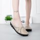 thumbnail image 5 of Zapatos de mujer Color sólido Retro ahuecado tallado tacón plano moda cómodas sandalias casuales zapatillas Wmkox8yii hj789, 5 of 6