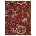 thumbnail image 3 of Rugsotic Carpets Hand Tufted Wool Eco-Friendly Area Rugs - 5'x8', Rectangle, Red, Modern Contemporary Design, High Pile Handmade Anti Skid Rugs for Living Room, Bed Room (K00656), 3 of 5