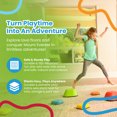 thumbnail image 2 of Playzone-Fit Set of 5 Stepping Stones, a Fun Way to Teach Balance & agility!, 2 of 7