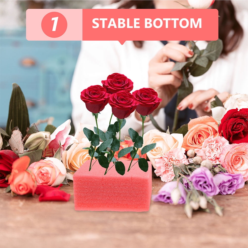 Hemoton 8 pcs  Floral Foam Blocks For Flower Arrangements Diy Craft Foam Bricks For Weddings Parties Florist Supplies For Artificial Flowers Flower Mud For Events