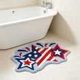 thumbnail image 7 of American Flag Stars Bathroom Rugs, 16" x 24" Soft and Absorbent Tufted 4th of July Rug Non Slip Washable, Patriotic Bathroom Decor Bath Mat Holiday Decorations,E, 7 of 7
