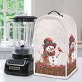 thumbnail image 5 of HELLHERO Proof Stain Food Processor Cover with There is only one dust cover Stylish 15.94"H x 9.45"L x 7.28"W, Snowman, 5 of 6