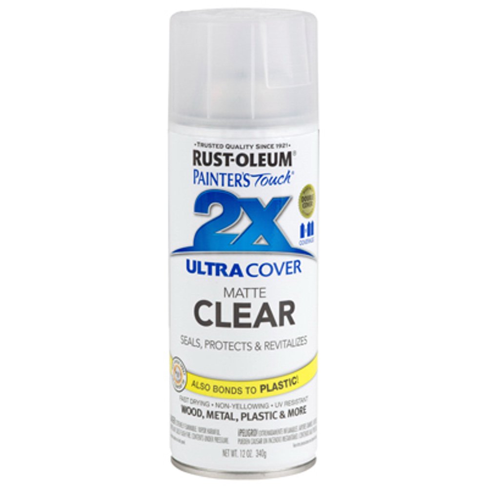 clear matte spray paint