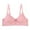 Pink Womens Bras Holiday Savings, variant on OSFVNOXV Bras for Older Women with Sagging Breast Wireless 1/2 Cups Soft Padded Breathable Everyday Bra ,M-4XL