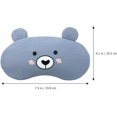 thumbnail image 2 of 6pcs Cotton Eye Masks Cute Cartoon Sleeping Eye Covers Comfortable Sleeping Masks with Elastic Band Travel Accessories, 2 of 5