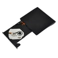 thumbnail image 1 of Lector de unidad externa portátil delgada USB 3.0 de DVD, CD, ROM y RW Negro, 1 of 7