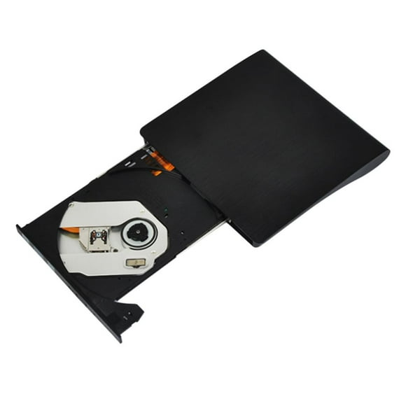 Lector de Unidad de Grabadora de DVD / CD Portátil para Computadora Portátil de Escritorio Windows 10/8/7 / XP Negro Yotijar Slim DVD ROM RW Combo externo