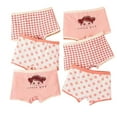 thumbnail image 2 of ATOGUTA 6 Pack Girls' Panties Boyshort Little Girls' Underwear Toddler Undies Pink, Size 3T-14, 2 of 5