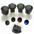 thumbnail image 2 of 5Pcs 12V On/Off Round Rocker Led Light Toggle Switch Car Van Boat Dashboard, 2 of 3