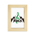 thumbnail image 1 of Rock and roll Escritorio de madera Arte Pintura 5x7 pies Marco de foto, 1 of 4