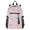Differently Cartoon Bow, variant on JIALIOU 14" Laptop Backpack Waterproof Airline Approved Stylish Casual Daypack for Travel Business College Work, Minimalist Snowdrop