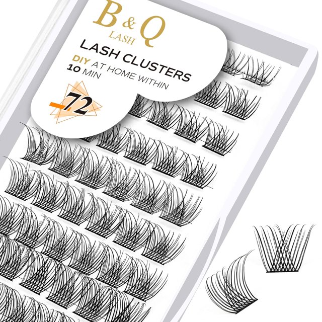 Lash Bond and Seal 10ML B&Q Lash Cluster Bond and Seal Pegamento para pestañas Pegamento para pestañas DIY Extensiones de pestañas Impermeable Unión y sello de larga duración (Black Bond+Black Seal)