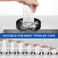 thumbnail image 3 of Glass Rinser for Kitchen Sink Glass Cup Washer Cleaner Glass Rinser Matte Black Kitchen Sink Accessories Stainless Steel Glass Rinser for Kitchen Sinks, 3 of 7