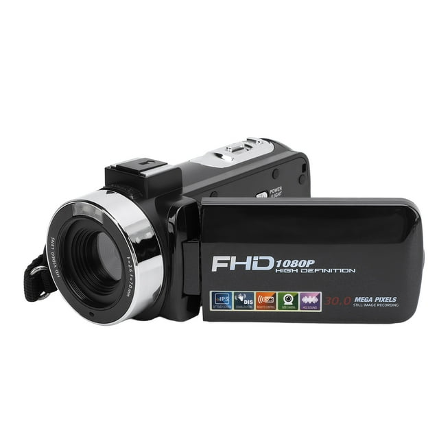 RecordAradora de Cámae Digital, 30 fps 1080p 18x Cámara de Video de Zoom Digital Pantalla de 3 Pulgadas Portable Para Boda