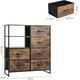 thumbnail image 2 of MYXSRI Cómoda De 6 Cajones con Balda Almacenamiento para Hogar Y Oficina, Organizador Cajonera De Estructura Metal y Cajones De Tela No Tejida y Tabla MDF 84x30x92CM, 2 of 7