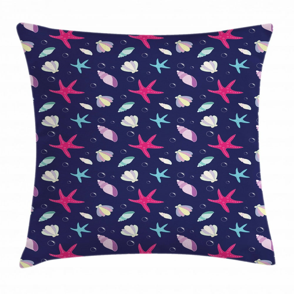 Navy and Blush Throw Pillow Cushion Cover, Nautical Marine