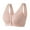 Khaki, variant on ,Women's Front Closure Daisy Bras Supportive Wireless Bra Push up Soft Breathable Bralettes for Older Women Khaki 36
