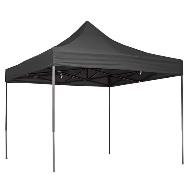 Toldo Carpa Plegable Reforzada sin Paredes 2x2 m Color Negro