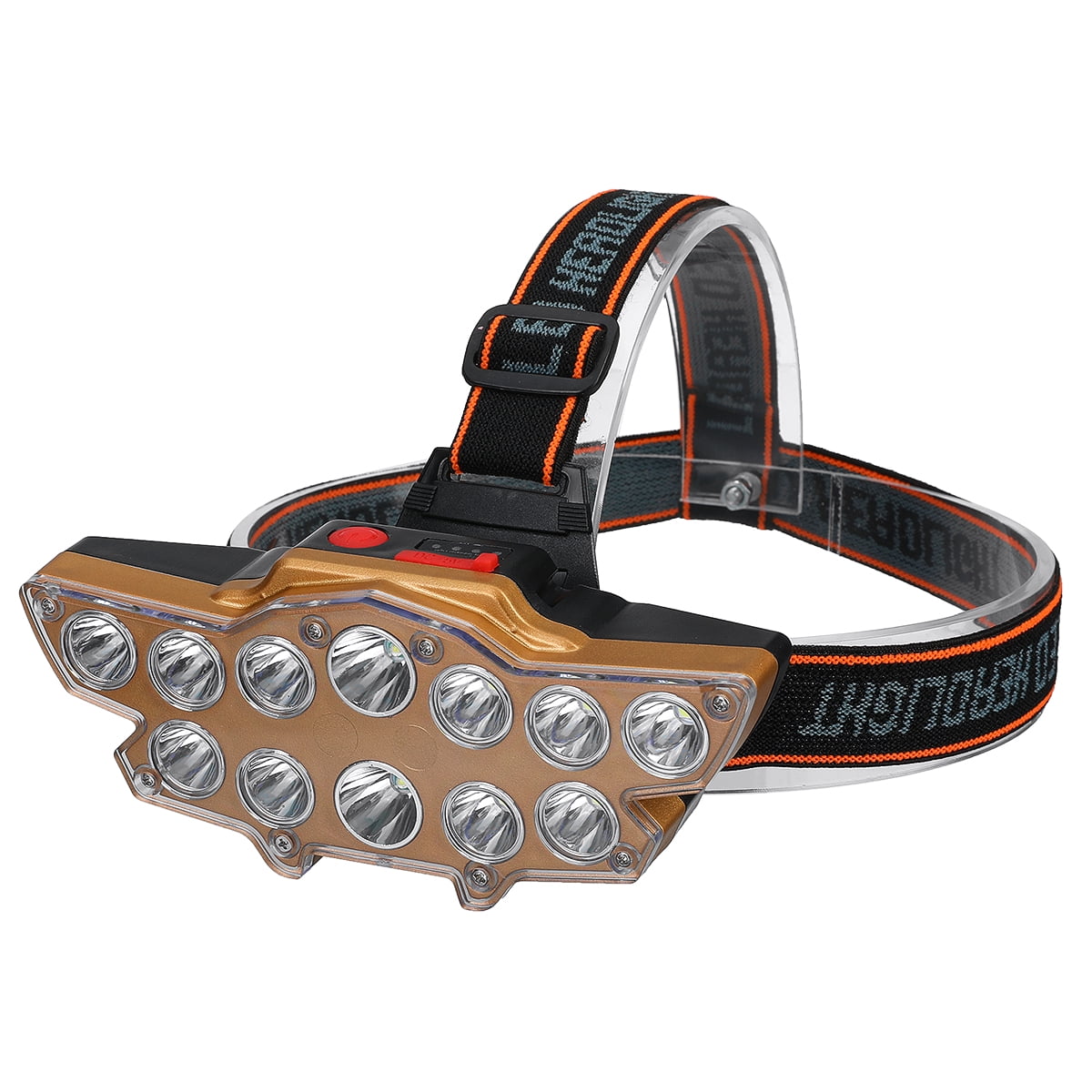 Hard Hat Headlamp USB Rechargeable with FREE Pen Light 
