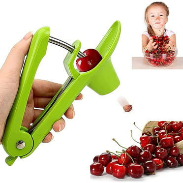 Kitchen Gadget Stainless Steel Zigzag Blades Cherry Pitter - 6 Cherries ...