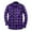 Purple, variant on Delliss Men's Flannel Plaid Shirts Long Sleeve Button Down Regular Fit Comfy Casual Shirt Checkered Buffalo Plaid Shirt