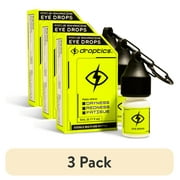 (3 pack) Droptics Extra Strength Focus Enhancing Eye Drops, Energizing Relief for Dry and Strained Eyes, 5ml