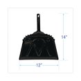 thumbnail image 2 of Boardwalk Metal Dust Pan 12" Wide 2" Handle Black 12/Carton 04212, 2 of 6