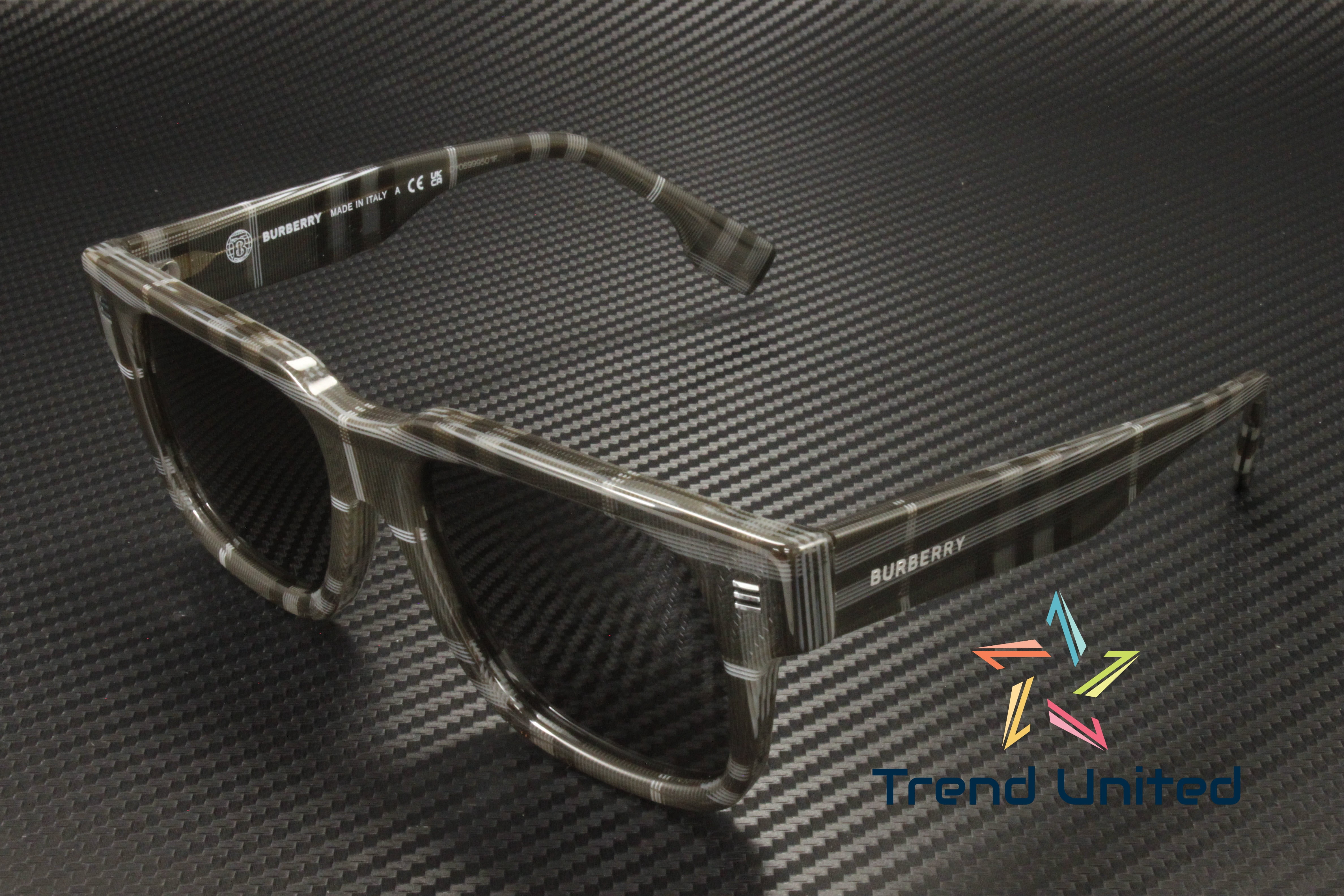 ? - New Authentic Burberry, Hayden, Sunglasses, BE4394-380487-54 BURBERRY BE4394 Hayden Square Sunglasses | EyeOns.com main image 4