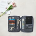 thumbnail image 7 of WEGFTDUOP Home Decoration Multi Functional Travel Passport Bag Card Bag Portable Travel Document Passport Bag Storage & Organization, 7 of 7