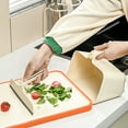 thumbnail image 4 of Desktop Trash Can With Scraper, Household Multifunctional Kitchen Table Food Waste Storage Bin, Desktop Cleaning Set With Scraper, 4 of 9