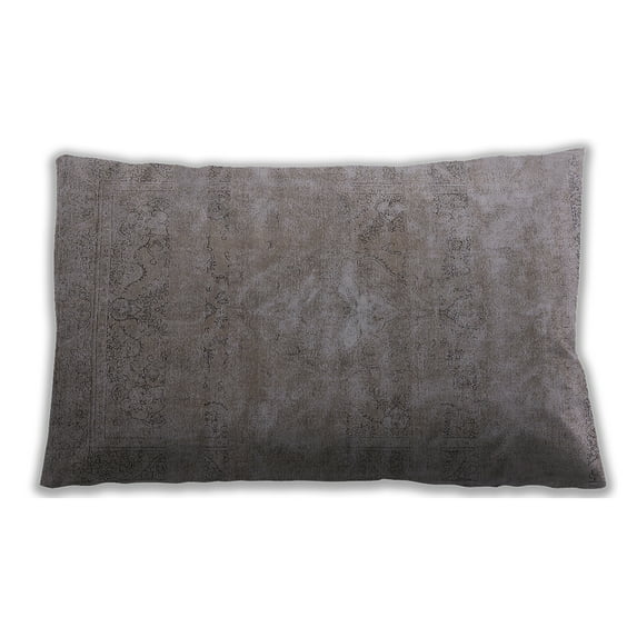 Ahgly Company Outdoor Rectangular Mid-Century Modern Lumbar Throw Pillow, 13 inch by 19 inch
