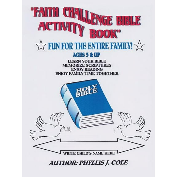 Faith Challenge Bible Activity Book, (Paperback)