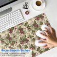 thumbnail image 4 of Long Mouse Pads for Desk,Beige Christmas Pine Cone Pattern Desk Mats on Top Of Desks, Desk Mouse Pad Extra Large with 3mm Non-Slip Base and Stitched Edge for Gaming,Office,Work,Home 31.5x11.8in, 4 of 5