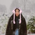 thumbnail image 3 of CIMAXIC cartoon earmuff 1 Pc Rana Shape Design Costume Prop Delicate Cartoon Creative Winter Earmuff,22.83"X8.66"X4.72", 3 of 5